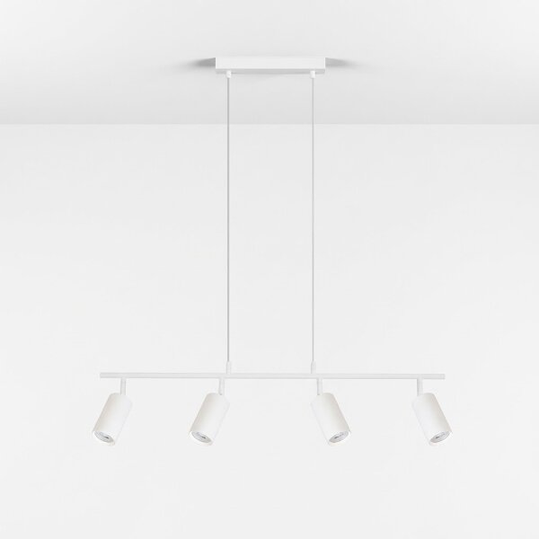 Brilagi - Candelabru suspendat pe cablu SELE 4xGU10/30W/230V, alb