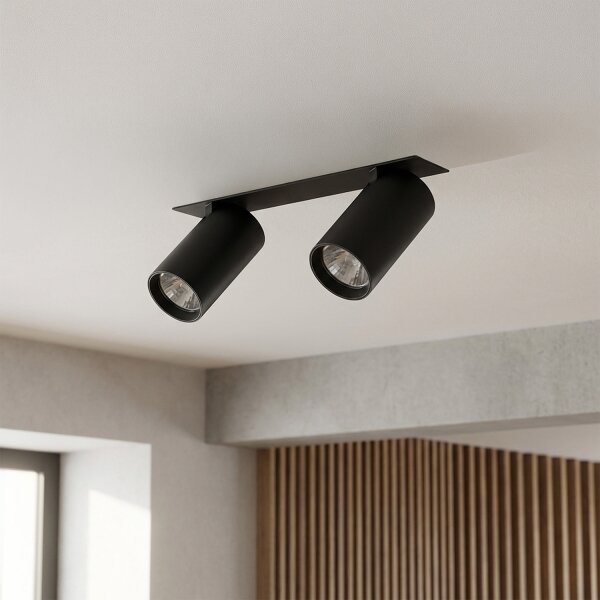 Brilagi SELE Spot încastrat 2xGU10/30W/230V negru