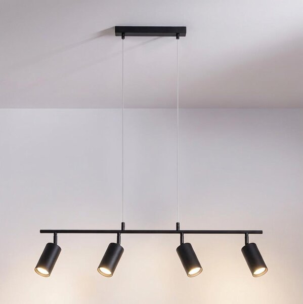 Brilagi - Lampă suspendată pe cablu SELE 4xGU10/30W/230V negru