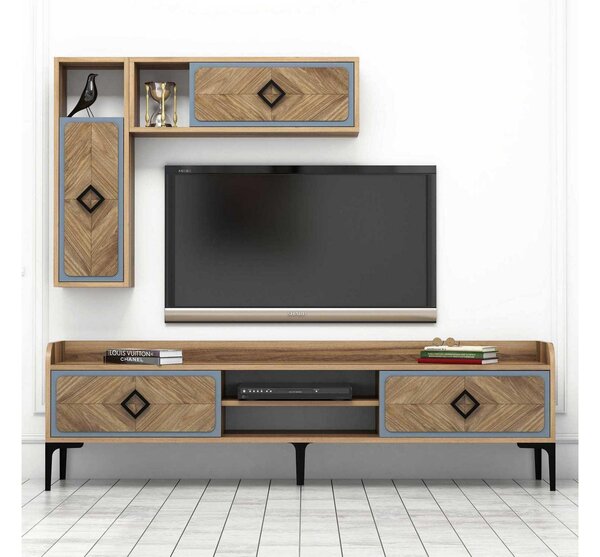 Mobilier living Simba (Nuc + albastru). 1089162
