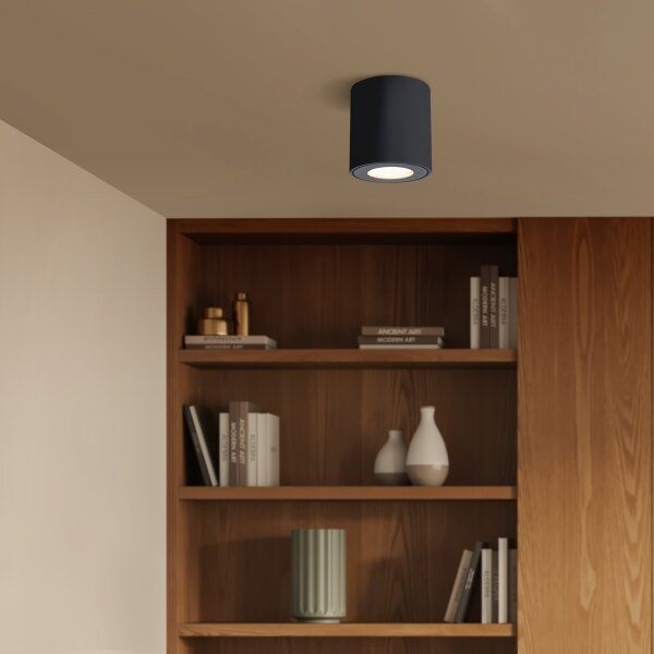 Brilagi - MIA, corp de iluminat LED RGBW dimabil pentru baie 1xGU10/4,8W/230V 84x80 mm negru IP54