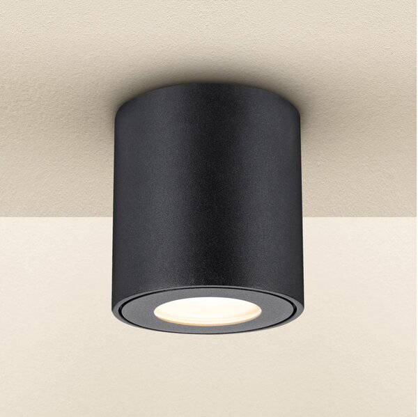 Spot pentru baie Brilagi MIA 1xGU10/30W/230V 84x80 mm negru IP54