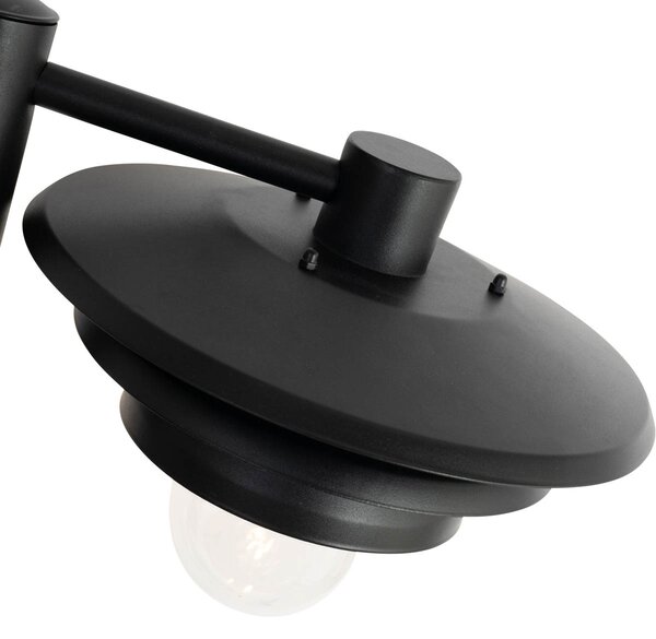 Stâlp de iluminat exterior de design negru 100 cm IP44 - Morty
