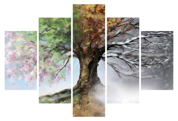 Tablou - Arborele celor patru anotimpuri (150x105 cm)