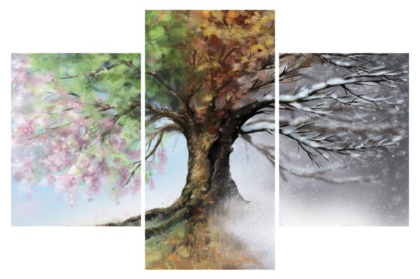Tablou - Arborele celor patru anotimpuri (90x60 cm)