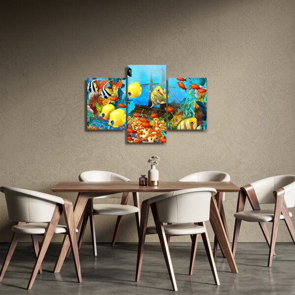 Tablou - Recif de corali colorat (90x60 cm)