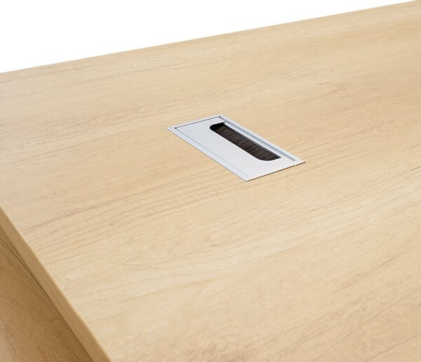 Birou profesional Amazon colt stanga, Sonoma, 180x160x76 cm