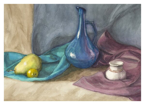 Tablou - Natură moartă pictată (70x50 cm)