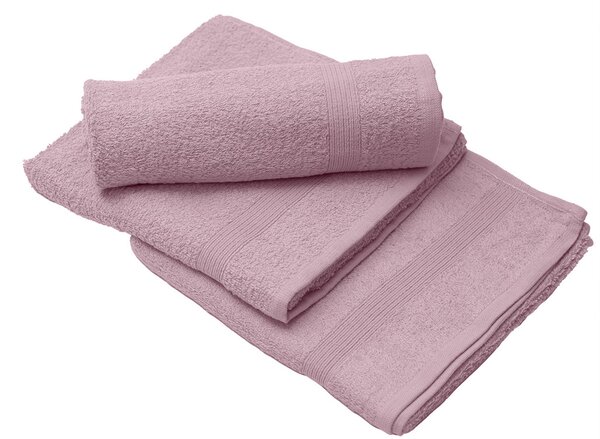 Prosop ELEGANZA 50x100 cm roz, 100% bumbac