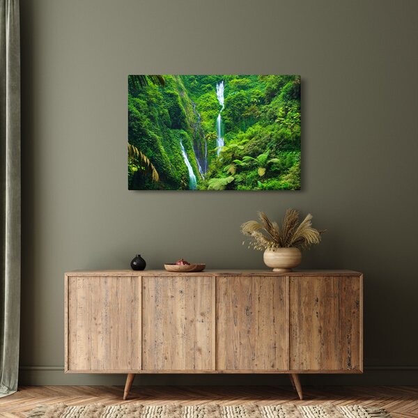 Tablou - Cascada Madakaripura, Java de Est, Indonezia (90x60 cm)