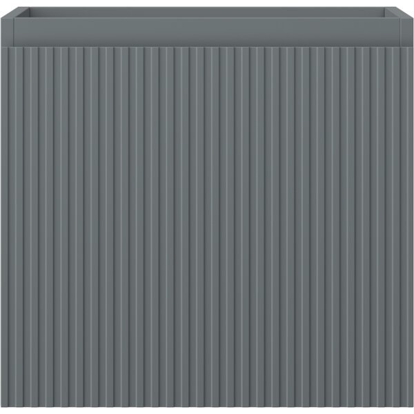 Mexen Rivel, mobilier baie 50 cm, 1 sertar, canelat, grafit mat, 91A20-05047-1-BF66