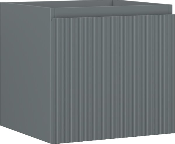 Mexen Rivel, mobilier baie 50 cm, 1 sertar, canelat, grafit mat, 91A20-05047-1-BF66