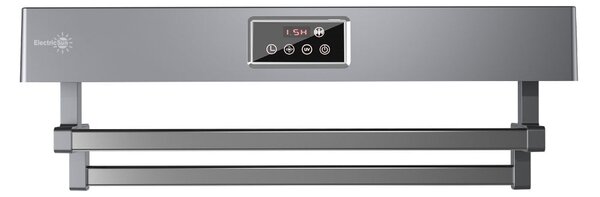 Uscator de prosoape baie sau bucatarie cu sterilizare UV, pe perete, 60 cm, 450W, ElectricSun Standard gri