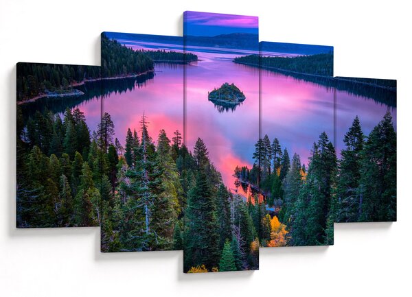 Tablou - Lacul Tahoe, Sierra Nevada, California, SUA (150x105 cm)