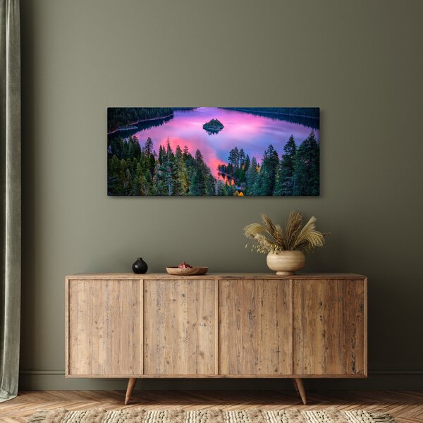 Tablou - Lacul Tahoe, Sierra Nevada, California, SUA (120x50 cm)