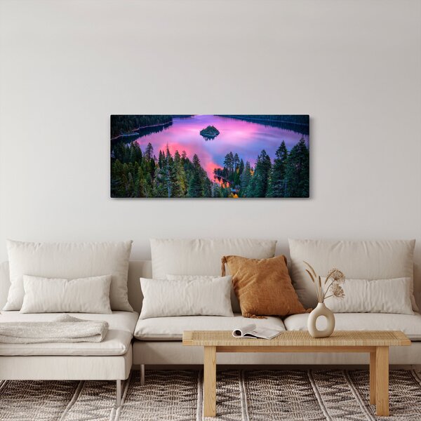 Tablou - Lacul Tahoe, Sierra Nevada, California, SUA (120x50 cm)