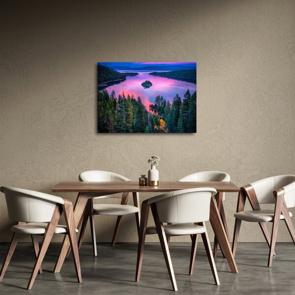 Tablou - Lacul Tahoe, Sierra Nevada, California, SUA (70x50 cm)