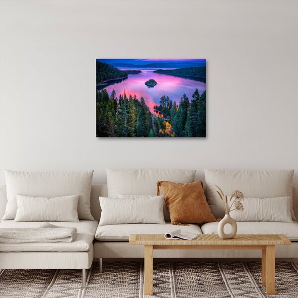 Tablou - Lacul Tahoe, Sierra Nevada, California, SUA (70x50 cm)