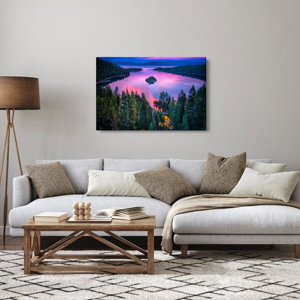 Tablou - Lacul Tahoe, Sierra Nevada, California, SUA (90x60 cm)