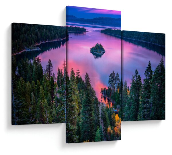 Tablou - Lacul Tahoe, Sierra Nevada, California, SUA (90x60 cm)