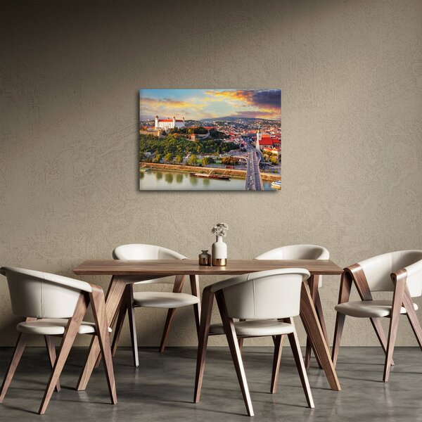 Tablou - Panorama bratislavei, Slovacia (70x50 cm)