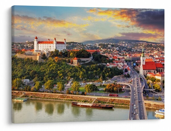 Tablou - Panorama bratislavei, Slovacia (70x50 cm)