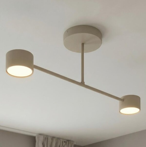 Plafonieră aplicată HALO 2xGX53/10W/230V bej