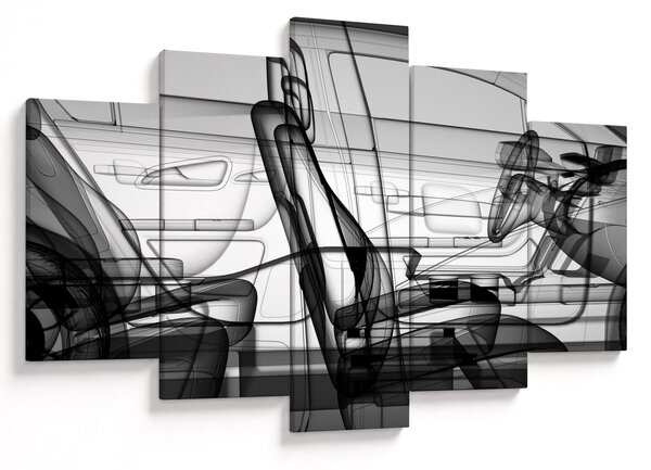 Tablou - 3D model mașina (150x105 cm)