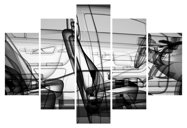 Tablou - 3D model mașina (150x105 cm)