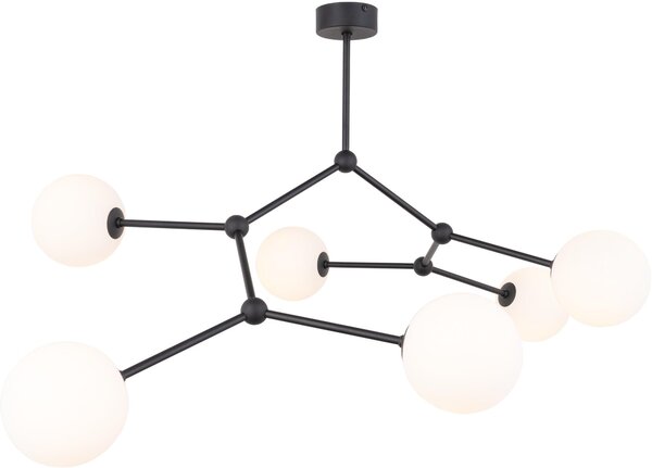 TK Lighting Fairy lampă de tavan 6x6 W alb-negru 4856