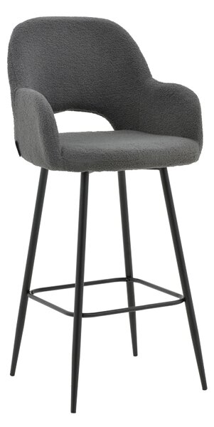 Scaun Bar Riffis Boucle Gri