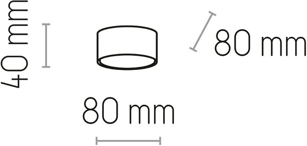 TK Lighting Dallas lampă de tavan 1x10 W negru 6241