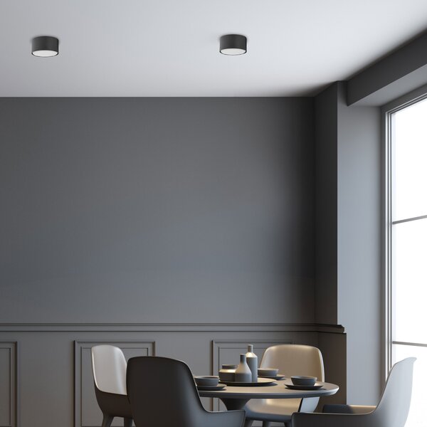TK Lighting Dallas lampă de tavan 1x10 W negru 6241