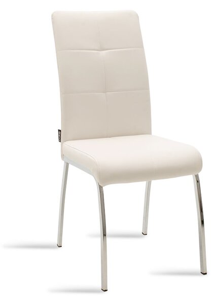 Scaun Bucatarie/Dining Arries Piele Ecologica Alb