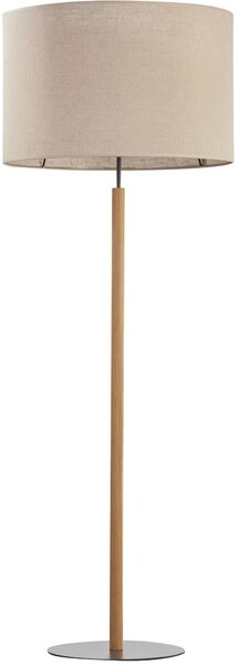 TK Lighting Deva Nature lampă de podea 1x15 W negru-gri-lemn-bej 5199