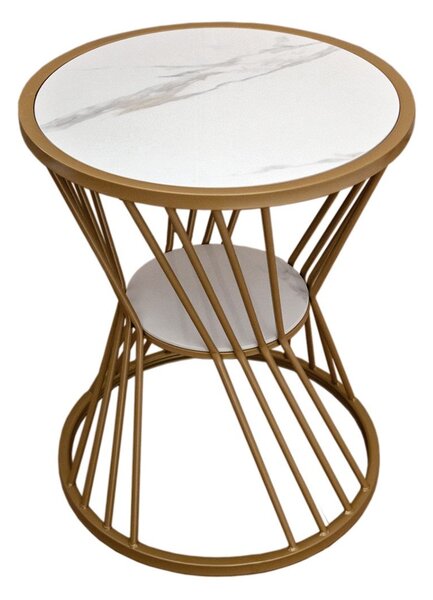 Masuta Level, auriu mat, metal compozit ceramic