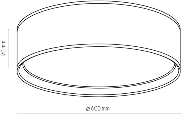 TK Lighting Bilbao plafon 4x15 W bej 4399