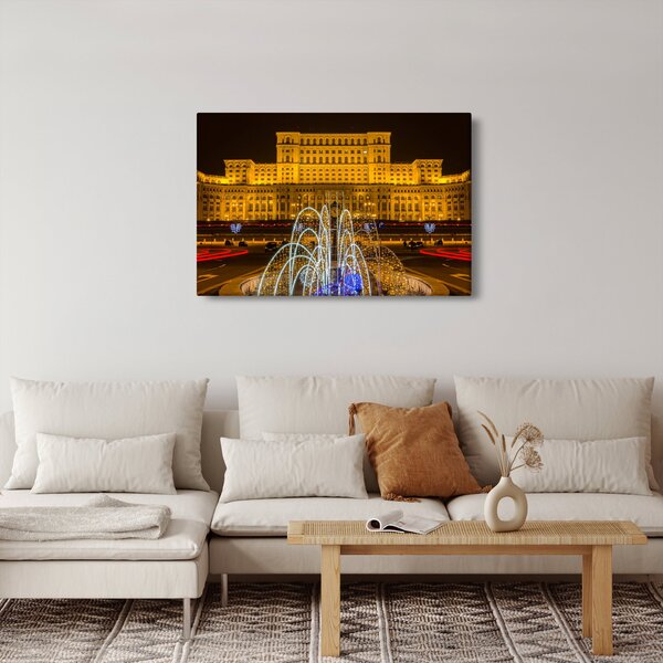 Tablou - Palatul Parlamentului, București, România (90x60 cm)