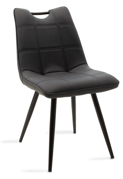 Scaun Bucatarie/Dining Namos Piele Ecologica Gri Inchis