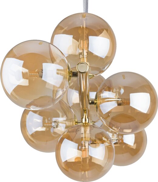 TK Lighting Estera lampă suspendată x6 W auriu 5668