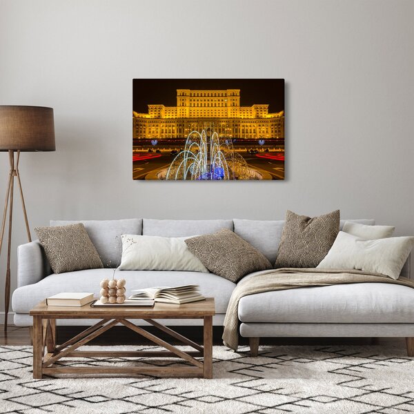 Tablou - Palatul Parlamentului, București, România (90x60 cm)