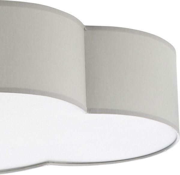 TK Lighting Cloud plafon 4x15 W alb-gri 3145
