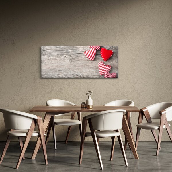 Tablou - Inimioare (120x50 cm)