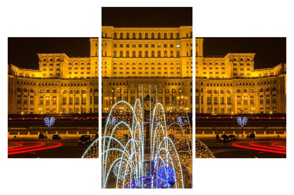 Tablou - Palatul Parlamentului, București, România (90x60 cm)