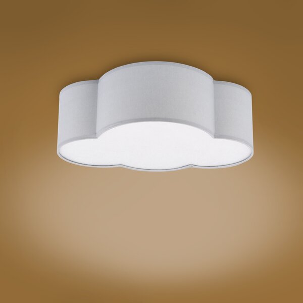 TK Lighting Cloud plafon 2x15 W alb-gri 3144