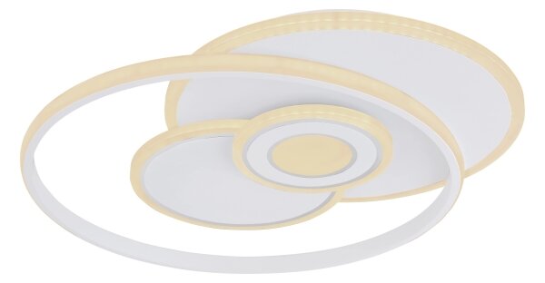 Globo 48442-50SH - Plafonieră LED dimabilă RODERICK 50W/230V 46x54,5 cm+telecomandă