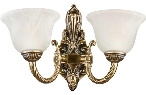Brilagi - Lampă de perete CLASSIC 2xE14/10W/230V alamă
