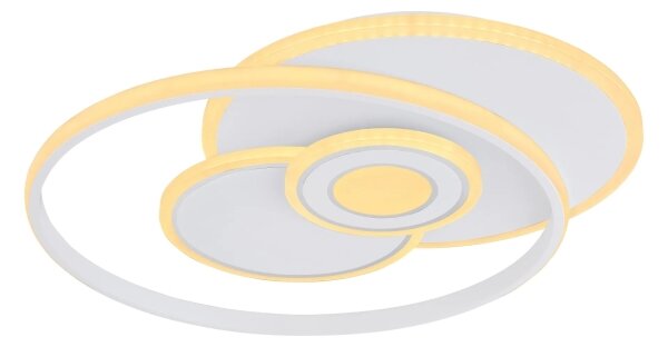 Globo 48442-50SH - Plafonieră LED dimabilă RODERICK 50W/230V 46x54,5 cm+telecomandă