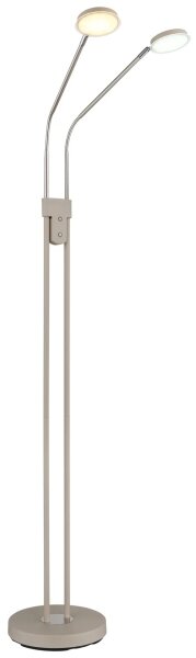 Globo 58504-2SSA-LED cu dimmer Lampă de podea SILVIO 2x6,5W/230V 2700/3350/4000K bej