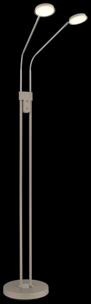 Globo 58504-2SSA-LED cu dimmer Lampă de podea SILVIO 2x6,5W/230V 2700/3350/4000K bej